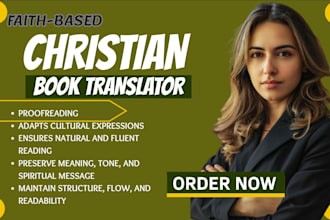 translate spiritual christian book format self help in english to spanish french