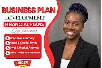 write a donor and investor ready business plan for your nonprofit, pitch deck