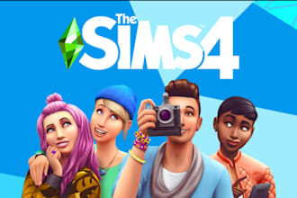 write a dramatic sims 4 story and gameplay plot