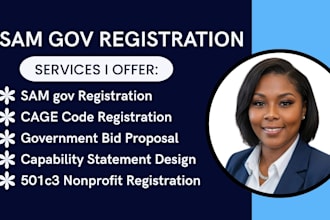do 501c3 sam gov registration, uei cage code, bid proposal mbe sba certification