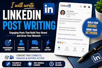 write engaging linkedin posts for personal branding