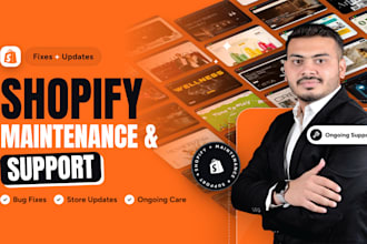 be your shopify expert for fixes and support