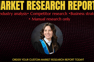do custom market research, competitor analysis, swot analysis