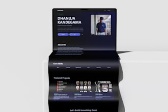 build a stunning responsive portfolio website