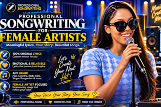be your female soul singer vocal female session singer songwriter rnb singer