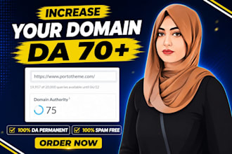 increase domain authority moz da 60 and domain rating da dr