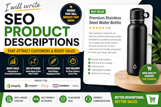 write SEO product descriptions that boost sales