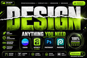 design premium social media graphics and branding