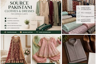 help overseas clients buy pakistani clothes and dresses