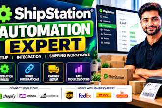 set up and automate shipstation shipping and integrations
