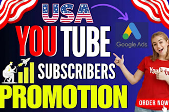 promote your youtube channel in usa and help channel monetization