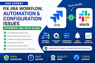 fix jira workflow, automation and configuration issues integrate jira with slack
