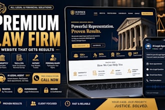 build bankruptcy tax cpa notary personal injury attorney website with ai agent