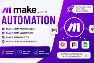 make com automation, make com workflow, make automation, made com zapier notion