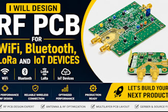 design rf pcb for wifi bluetooth lora and lot devices