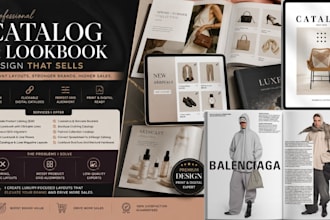 design product catalog digital lookbook catalogue fashion lookbook luxe magazine