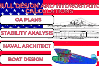 perform hull design and hydrostatic calculations for yachts