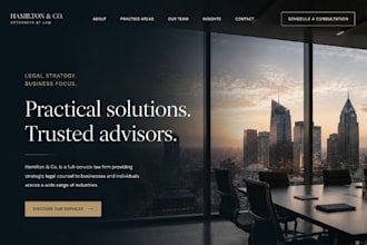 build wix law firm website corporate lawyer website legal consultancy website