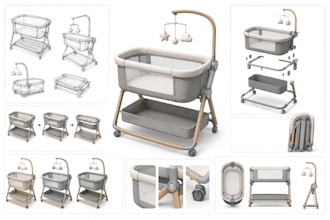 do 3d product design for baby bathtub, baby stroller, baby toy, baby carrier etc