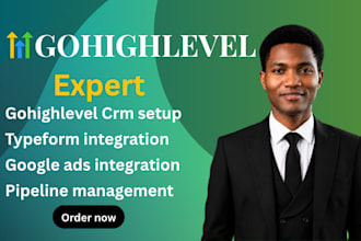 automate gohighlevel CRM with google ads and typeform integration