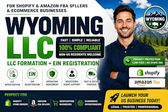 register US llc and ein for shopify and amazon fba sellers llc formation