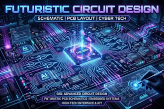 design electronic schematic, circuit diagram