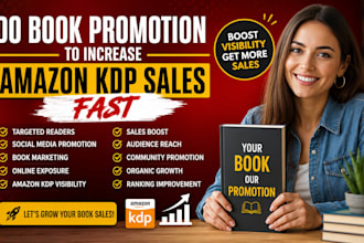 do book promotion to increase amazon KDP sales fast