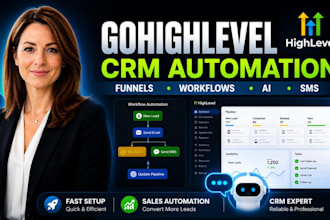 setup gohighlevel CRM automation highlevel crm sales funnel gohighlevel workflow