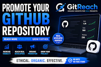 organically promote your github repository to real developers