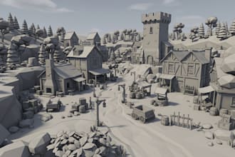 create 3d game assets objects characters accessories wearable for roblox game
