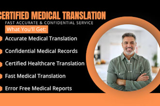 translate german medical records reports and prescriptions