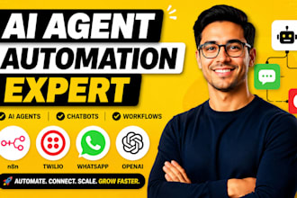 n8n ai agent, twilio sms, webhooks, whatsapp api automation, chatbot, open claw