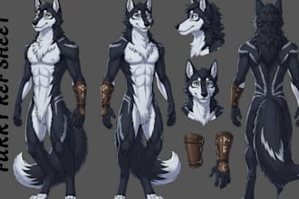 draw furry art, fursona, furry ref sheet, furry nsfw, anthro oc, badge, icon