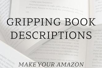 create gripping book descriptions for your novel