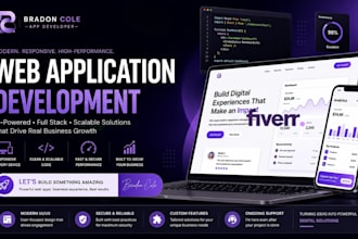 develop a full stack web application, saas and pwa for your business