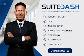 setup suitedash CRM client portal dashboard suite  dash onboarding automation
