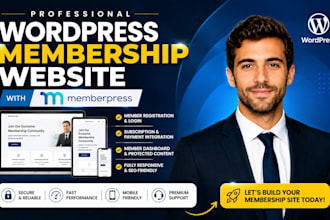create membership website, memberpress website, subscription website