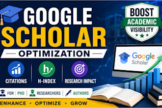 increase google scholar citation with researchgate, high indexed journals