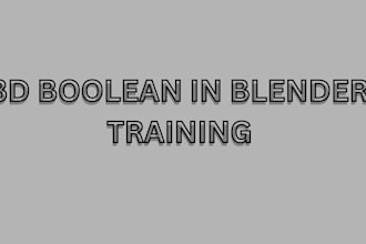 teach you boolean in blender