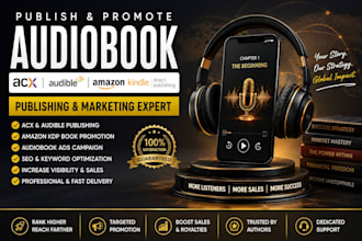 publish and promote audiobook acx audible standard amazon KDP book ads marketing