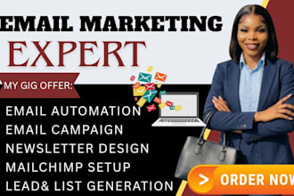 setup mailchimp email marketing and email automation
