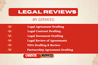 be your lawyer for divorce, separation agreements and breakup letters