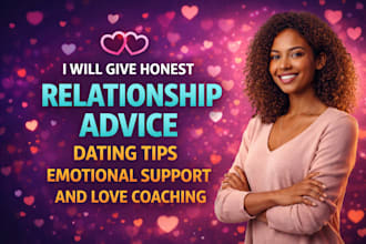 give honest relationship advice dating tips emotional support and love coaching