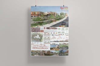 design architectural presentation boards, panels, and posters