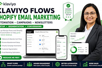 setup klaviyo flows shopify email marketing automation