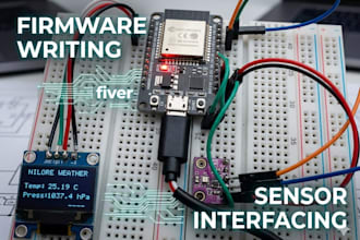 program esp32 and stm32 firmware for iot