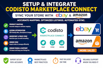 do product mapping through codisto marketplace connect to ebay amazon