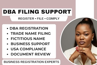 file dba, fictitious business name, and trade name registration in any USA state