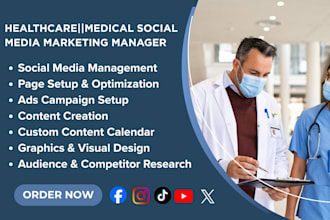 be your healthcare social media manager, medical marketing and wellness