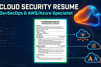 write professional ats cloud security and devsecops resume